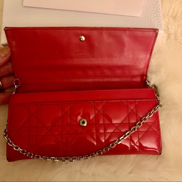 Lady Dior Cannage Wallet On Chain - Picture 4 of 8